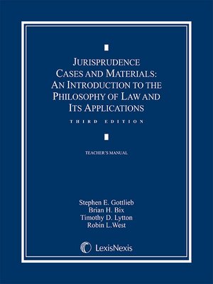 cover image of Jurisprudence Cases and Materials
